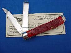 Case Classic 620071/2 Red Bone Handle Trapper Knife 1 of 200