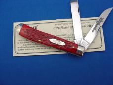 Case Classic 620071/2 Red Bone Handle Trapper Knife 1 of 200