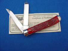 Case Classic 620071/2 Red Bone Handle Trapper Knife 1 of 200