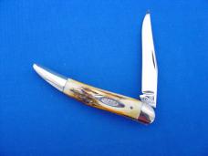 Case Classic 51096 "THICK" Stag Handle .25 Cent Toothpick Knife 