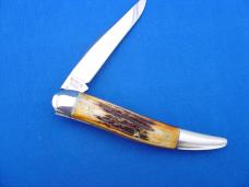 Case Classic 51096 "THICK" Stag Handle .25 Cent Toothpick Knife 