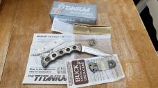 Buck Knife The Titanium 1987 Complete With Box  