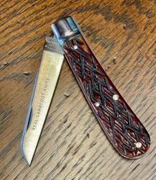 Waynorth (GEC) Real Lambsfoot Compagna SFO Chestnut Woven Jigged Bone Cover