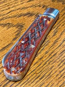 Waynorth (GEC) Real Lambsfoot Compagna SFO Chestnut Woven Jigged Bone Cover