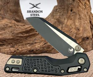 Microtech MSI RAM LOK Mini Sniper Grey Aluminum Handles M390MK 210M-1 FRCSG