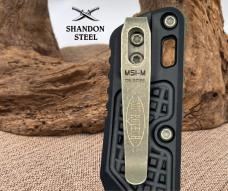 Microtech MSI RAM LOK Mini Sniper Grey Aluminum Handles M390MK 210M-1 FRCSG