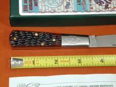New York Knife Co Red Jigged Bone Barlow Knife By Cooper Cutlery Matteawan M1506-RJB USA Made 