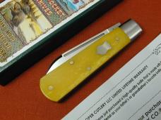 Beaver Falls Cutlery Co Smooth Yellow Camel Bone Jack Knife NIT from Cooper Cutlery Made in USA YSCB