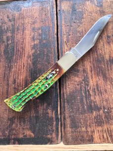 New! Case Axe Handle lizard skin jig