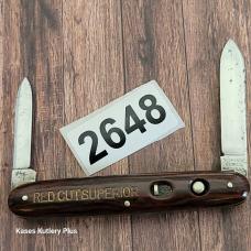 Antique Schrade Cut Co Switchblade Folding Pocket Knife Made In Walden NY USA 