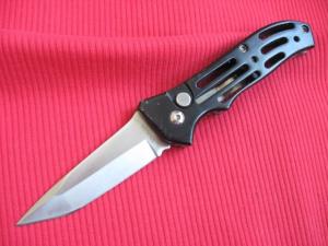 Older All Metal Switchblade Knife 