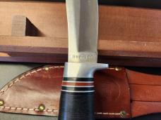 Remington Fixed Blade with sheath and display stand 