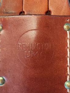 Remington Fixed Blade with sheath and display stand 
