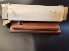 Remington Fixed Blade with sheath and display stand 