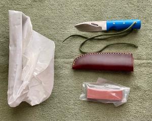 Randall Made Knife Model 10-3 Salt Fisherman And Household Utility Knife Blue