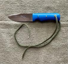 Randall Made Knife Model 10-3” Salt Fisherman And Household Utility Knife Blue