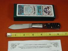 New York Knife Co Red Jigged Bone Barlow Knife By Cooper Cutlery Matteawan M1506-RJB USA Made 