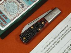 New York Knife Co Red Jigged Bone Barlow Knife By Cooper Cutlery Matteawan M1506-RJB USA Made 