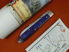 Tuna Valley Cutlery Purple Arctic Curly Birch Mountain Cougar Swing Guard Knife 1 of 11 COA Made USA