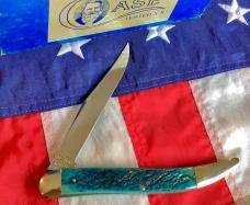 Case xx 1991 Case Classic, One of 95, Large Toothpick (Mdl# 61098 SAB) w/ Greta Blue Bone Handles