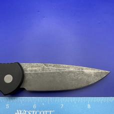 Pro-Tech TR-3 Automatic Knife Black Fish Scales