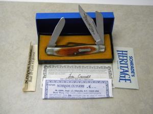 Schrade NY USA Heritage 8801 Everlasting Sharp Smooth Bone Stockman Knife in Box