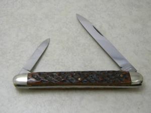 F.A. Bower Import Co. Fabico Solingen Germany Bone Pen Knife 1970-1980