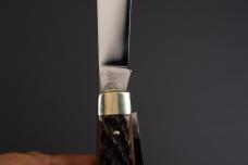 Vintage 1976 PUMA 675 Stock Knife Germany Handmade Stag Pumaster 3 Blade