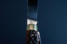 Vintage 1976 PUMA 675 Stock Knife Germany Handmade Stag Pumaster 3 Blade