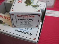 Original WINCHESTER 2001 Glass Eyed 5 Hook Minnow Fishing Lure 6 Pack - Mint!