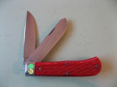 GREAT EASTERN NORTHFIELD 2007 73 PATTERN SCOUT WATER BUFFALO BONE RUBY RED
