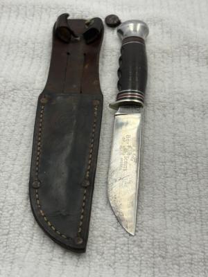 Remington RH 51 Made In USA Remington Dupont Vintage Boy Scout Knife w Sheath 23