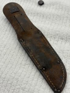 Remington RH 51 Made In USA Remington Dupont Vintage Boy Scout Knife w Sheath (23)