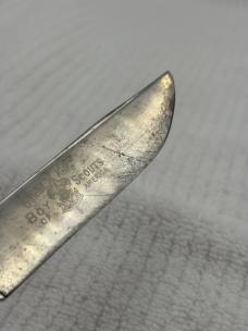 Remington RH 51 Made In USA Remington Dupont Vintage Boy Scout Knife w Sheath (23)