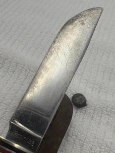 Remington RH 51 Made In USA Remington Dupont Vintage Boy Scout Knife w Sheath (23)