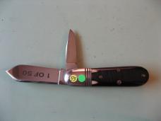 GREAT EASTERN  NORTHFIELD 252208 BARLOW BLACK WALNUT SAW CUT BONE