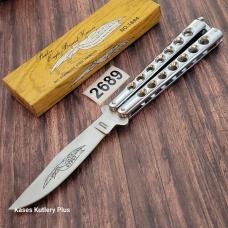 Vintage Parker Cut Co Gypsy Butterfly Folding Pocket Knife Made In Japan 1980s