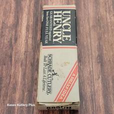 Schrade Uncle Henry 885uh Stockman 3.88" Closed Staglon Handles SS Folding Pocket Knife Made In USA 