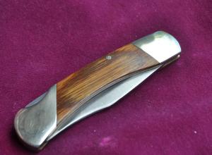 Bear MGC Five Dot 1995 Top Lock 3 34quot Closed  Mint Never Used Hardwood Handles 