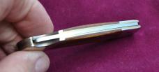 Bear MGC Five Dot 1995 Top Lock 3 3/4" Closed  Mint Never Used Hardwood Handles 