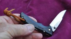 Buck 284 Bantam Top Lock Black Zytel Handles Mint Lanyard Hole Thumb Ridges Never Used