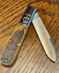Great Eastern Cutlery Tidioute "TC" Barlow, Spearpoint blade, Rough Sawn Osage Orange Wood Covers