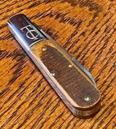 Great Eastern Cutlery Tidioute "TC" Barlow, Spearpoint blade, Rough Sawn Osage Orange Wood Covers