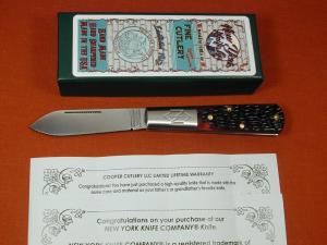 New York Knife Co Red Jigged Bone Barlow Knife By Cooper Cutlery Matteawan M1506-RJB USA Made 