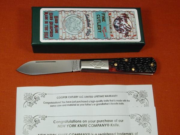 New York Knife Co Red Jigged Bone Barlow Knife By Cooper Cutlery Matteawan M1506-RJB USA Made New York Knife Co Red Jigged Bone Barlow Knife By Cooper Cutlery Matteawan M1506-RJB USA Made