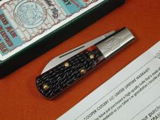 New York Knife Co Red Jigged Bone Barlow Knife By Cooper Cutlery Matteawan M1506-RJB USA Made 