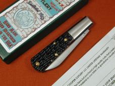 New York Knife Co Red Jigged Bone Barlow Knife By Cooper Cutlery Matteawan M1506-RJB USA Made 