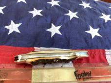 NKCA 1980 Rob Klaas, Kissing Crane Whittler Pocket Knife +Gnarly Stag Handles -NOS