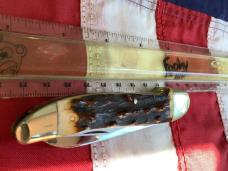 NKCA 1980 Rob Klaas, Kissing Crane Whittler Pocket Knife +Gnarly Stag Handles -NOS