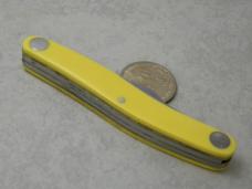 Kabar 1097 USA Yellow Birdseye Rivet Stockman Knife in Box